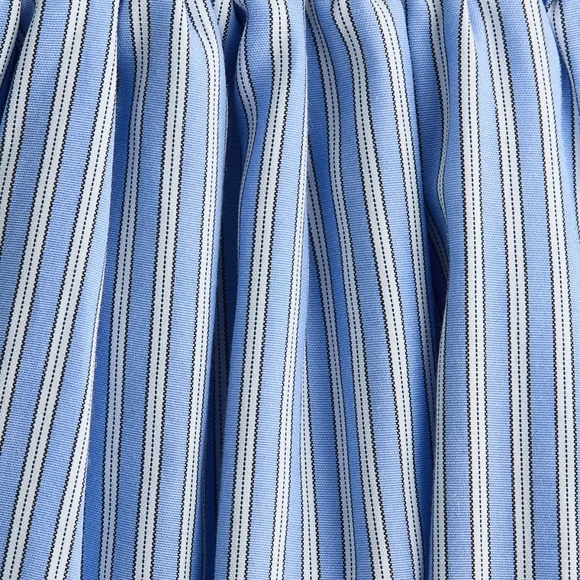 H&M Sleeveless Blue Pinstripe Shirt Dress - Picture 6 of 6